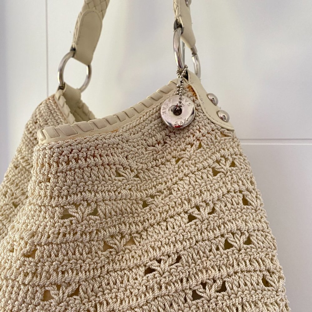 THE SAK Crochet Hand Crochet Hobo Bag, Chic All Year Round